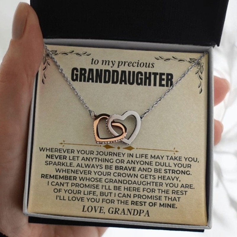 To My Granddaughter | Personalized Sign-Off | Beautiful Gift Set – SS415