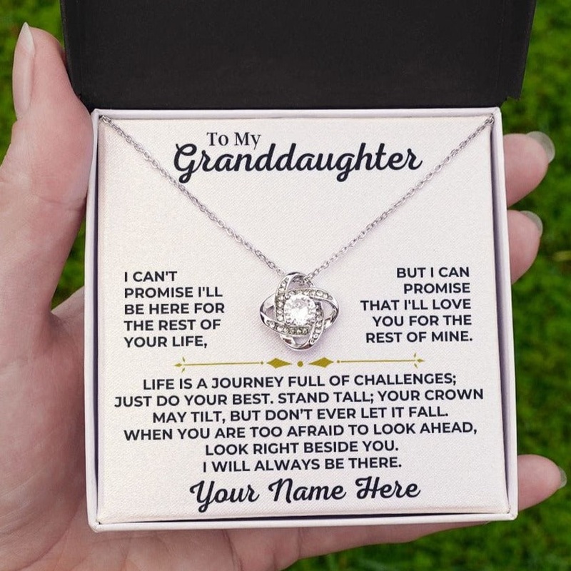 To My Granddaughter – Stand Tall – Love Knot Gift Set – SS426V2G