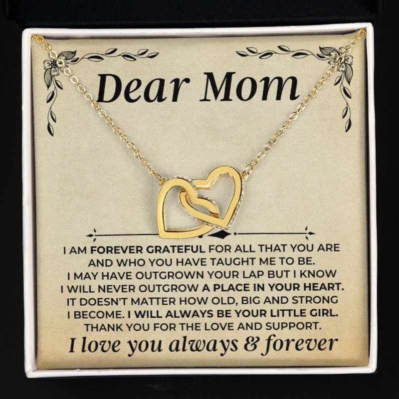 To My Mom – From Daughter – Forever Linked Hearts Gift Set – SS410