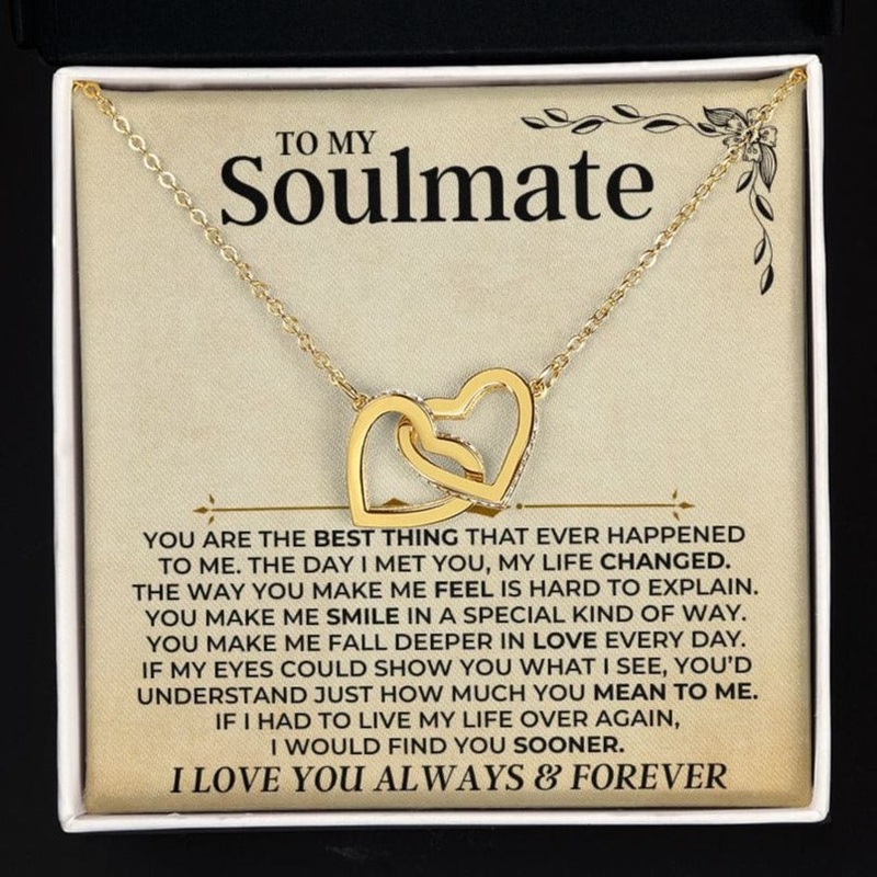To My Soulmate – Forever Linked Hearts Gift Set – SS413S