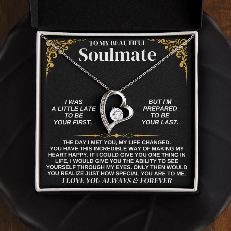 To My Soulmate – Forever Love Necklace Gift Set – SS338V2