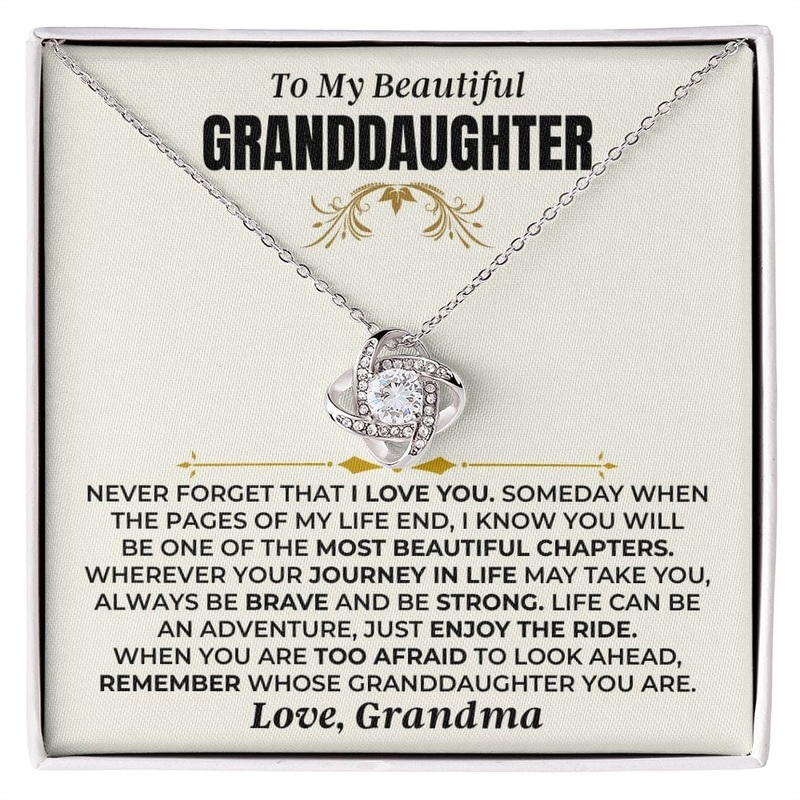 [ALMOST SOLD OUT] To My Beautiful Granddaughter – Love Knot Gift Set – SS477
