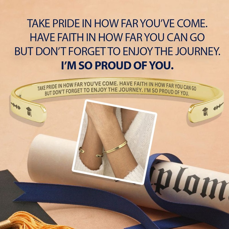 Perfect Graduation Gift Cuff Bracelet – SS496