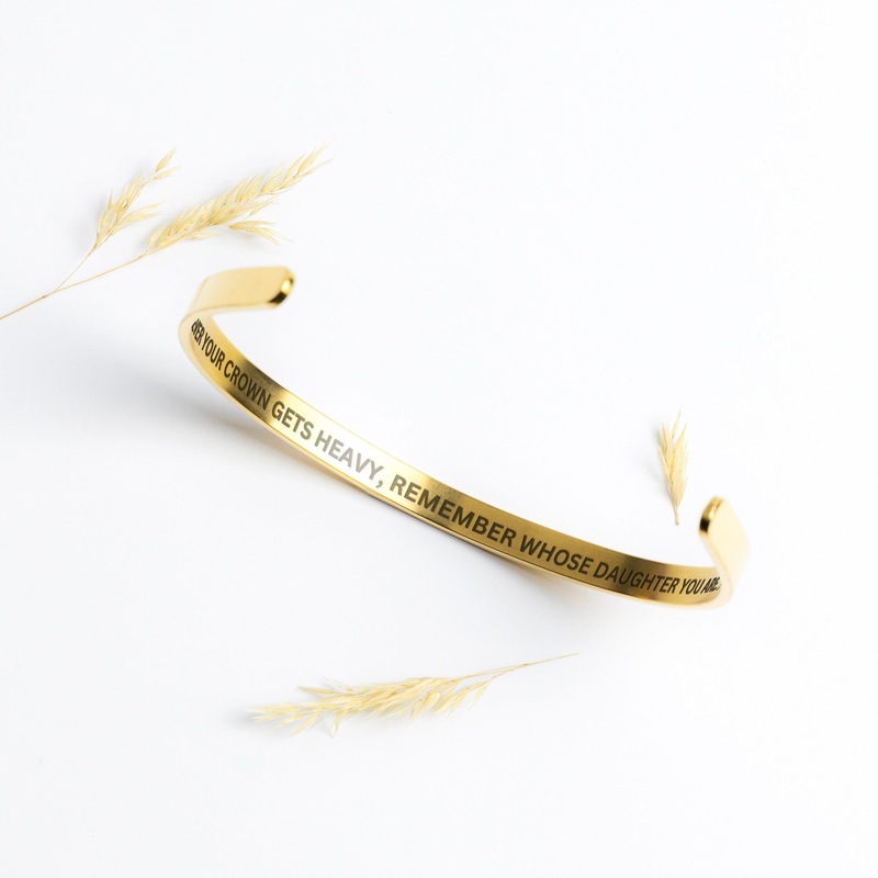 Remember Whose Daughter You Are – Cuff Bracelet