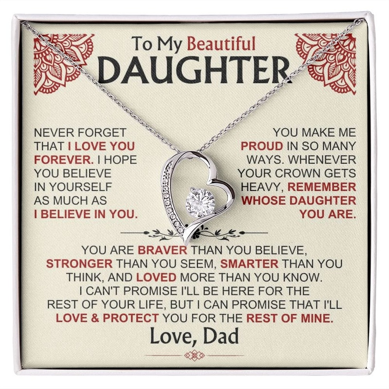 To My Beautiful Daughter – Dad – Forever Love Gift Set – SS490V2
