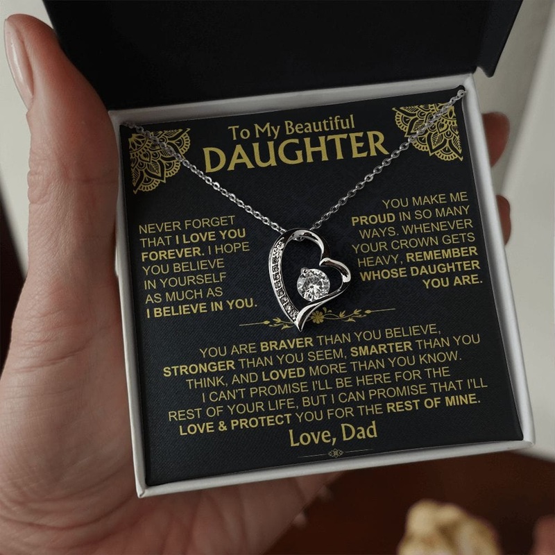 To My Beautiful Daughter – Dad – Forever Love Gift Set – SS490V3