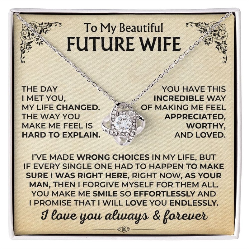 To My Beautiful Future Wife – Love Knot Gift Set – SS502