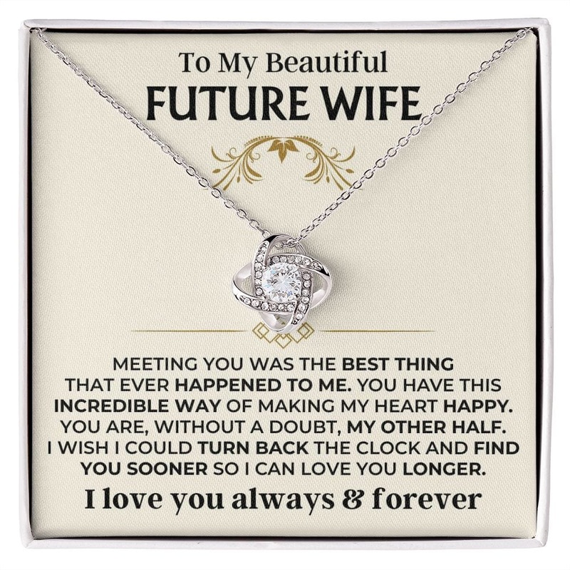 To My Beautiful Future Wife – Love Knot Gift Set – SS505