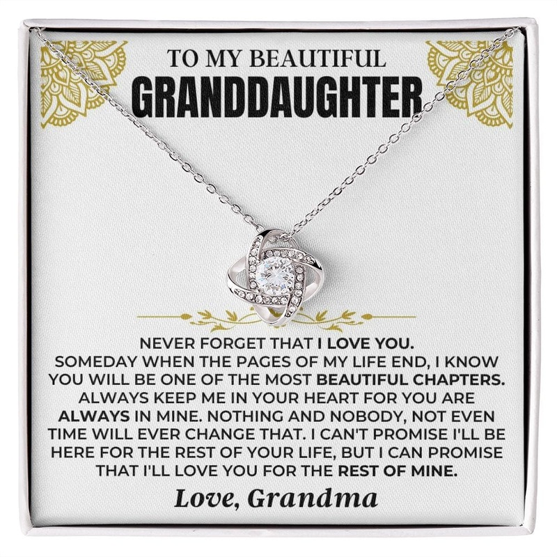 To My Beautiful Granddaughter – Custom Sign-Off Card – Gift Set – SS513