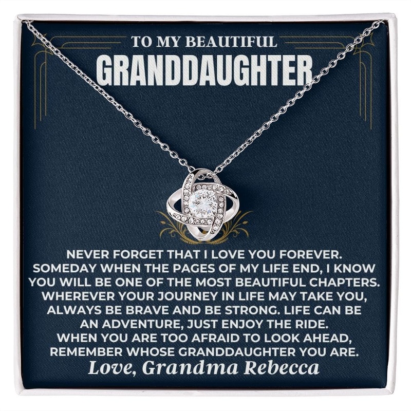 To My Beautiful Granddaughter – Love Knot Gift Set – SS477V3