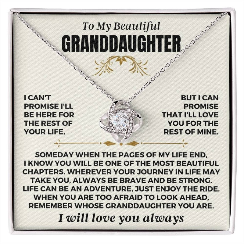 To My Beautiful Granddaughter – Love Knot Gift Set – SS549