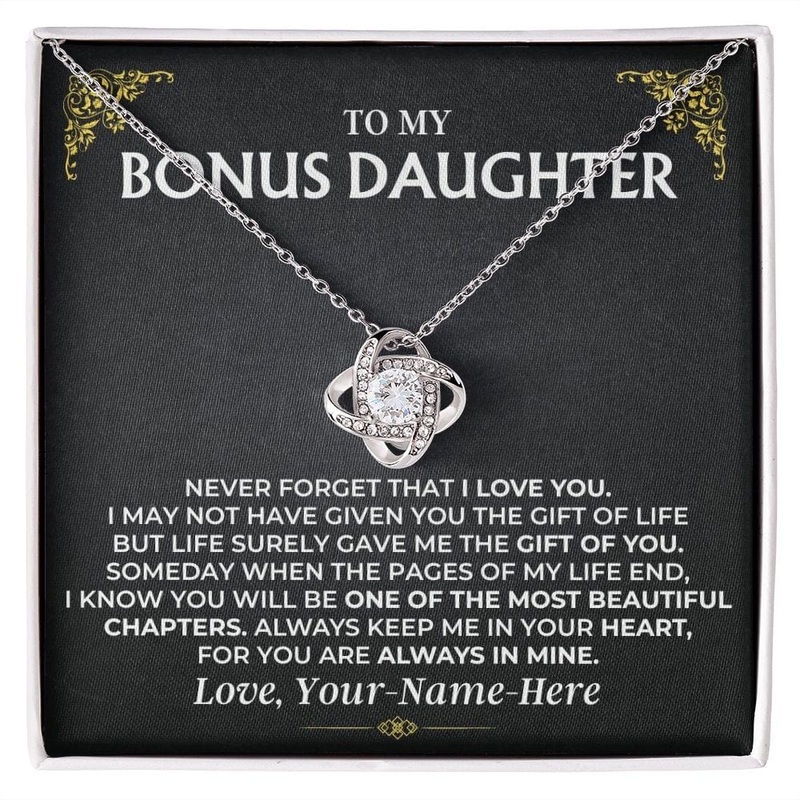 To My Bonus Daughter – Love Knot Gift Set – SS499