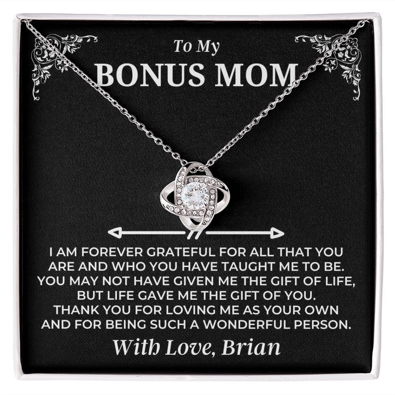 To My Bonus Mom – Love Knot Gift Set – SS487
