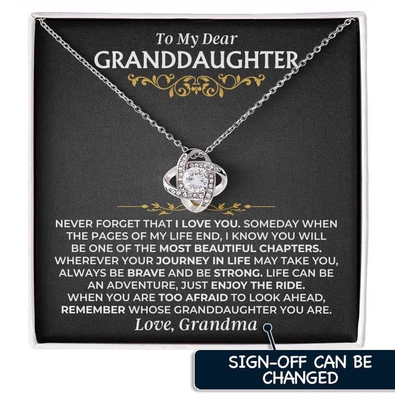 To My Dear Granddaughter – Love Knot Gift Set – SS477V2