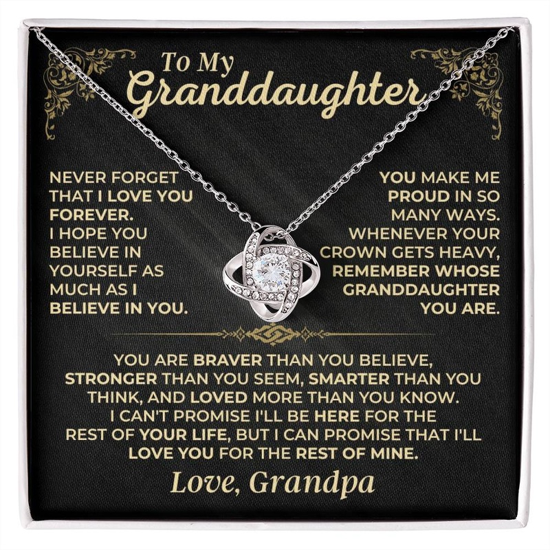 To My Granddaughter – Personalized Sign-Off – Gift Set – SS490GP