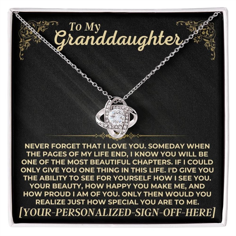 To My Granddaughter – Personalized Sign-Off – Gift Set – SS537