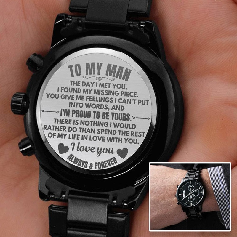 To My Man – Engraved Premium Watch – SS560