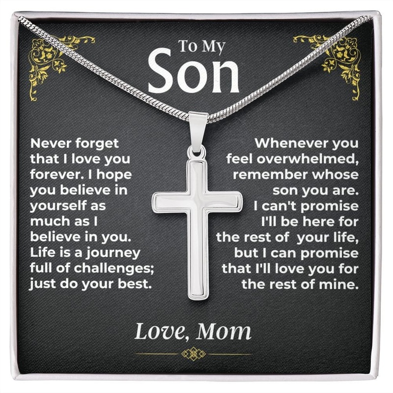 To My Son – Artisan-Crafted Cross – Gift Set – SS482C