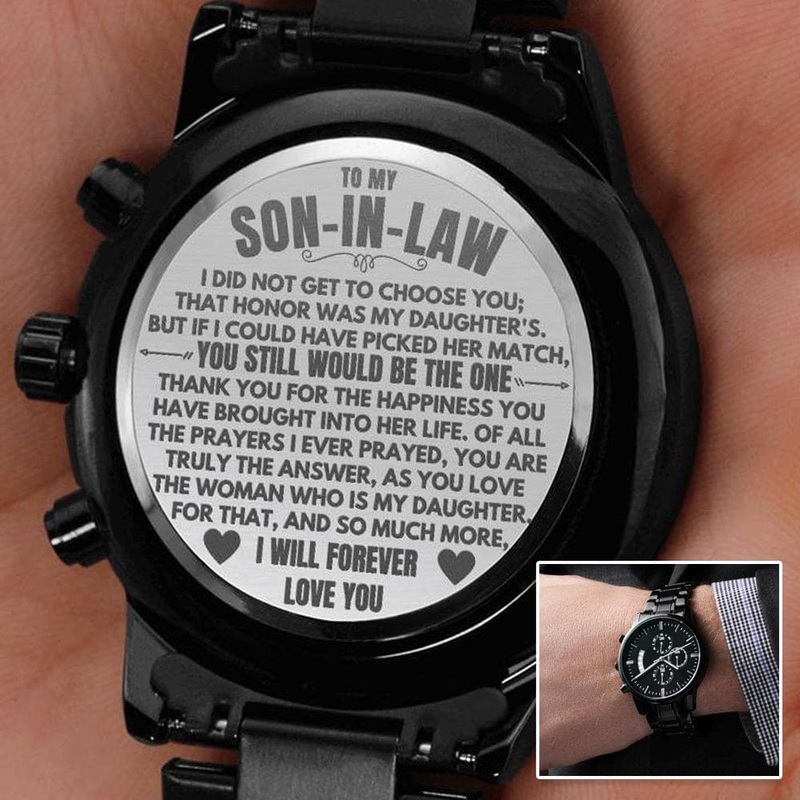 To My Son-In-Law – Engraved Premium Watch – SS232S