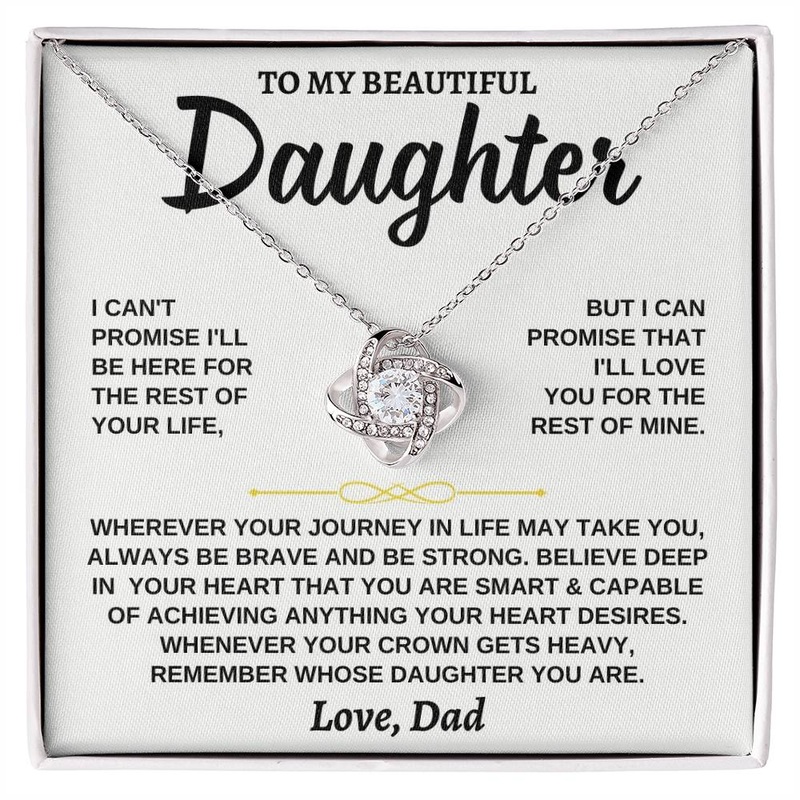 To My Beautiful Daughter – Love Knot Gift Set – SS117DLK