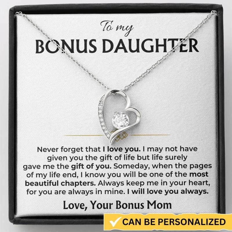 To My Bonus Daughter – Personalized Forever Love Gift Set – SS558V2
