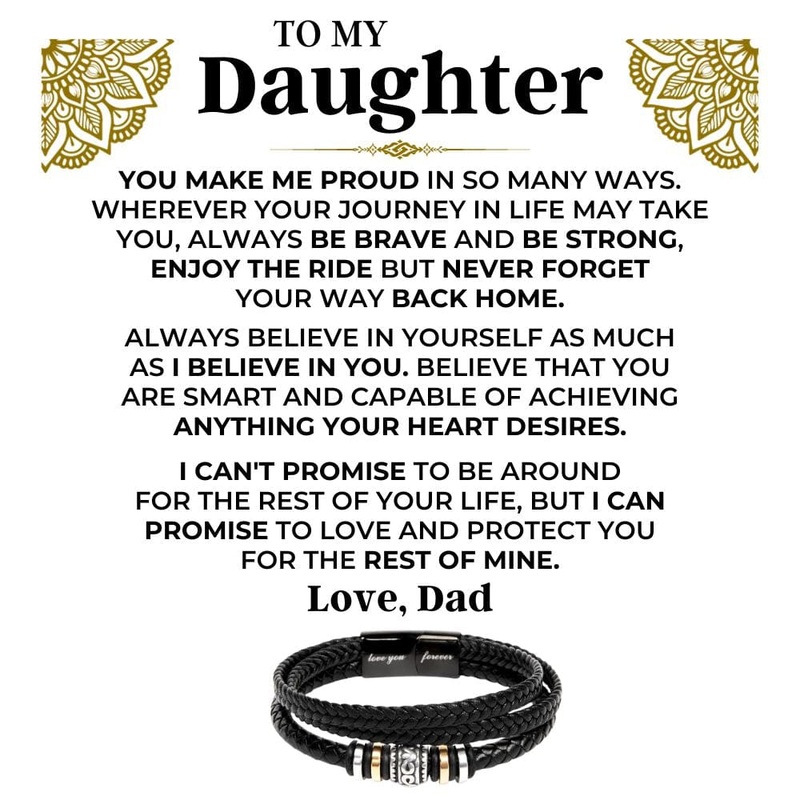 To My Daughter | Braided Bracelet Gift Set – SS566