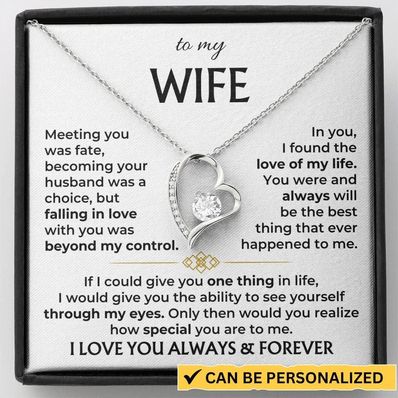 To My Wife – Forever Love Necklace Gift Set – SS568