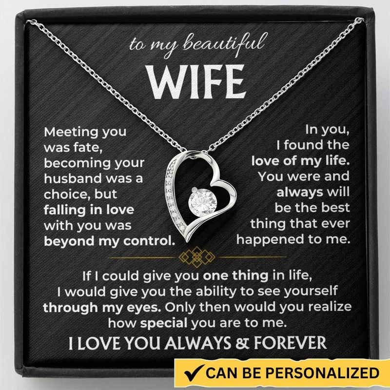 To My Wife – Forever Love Necklace Gift Set – SS568V2
