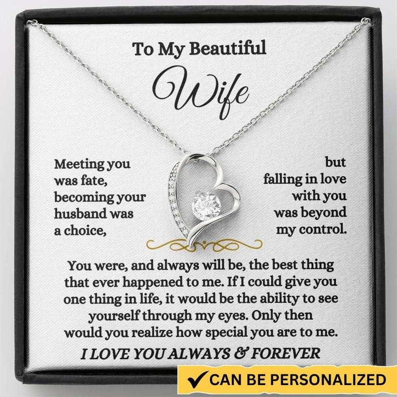To My Wife – Forever Love Necklace Gift Set – SS573