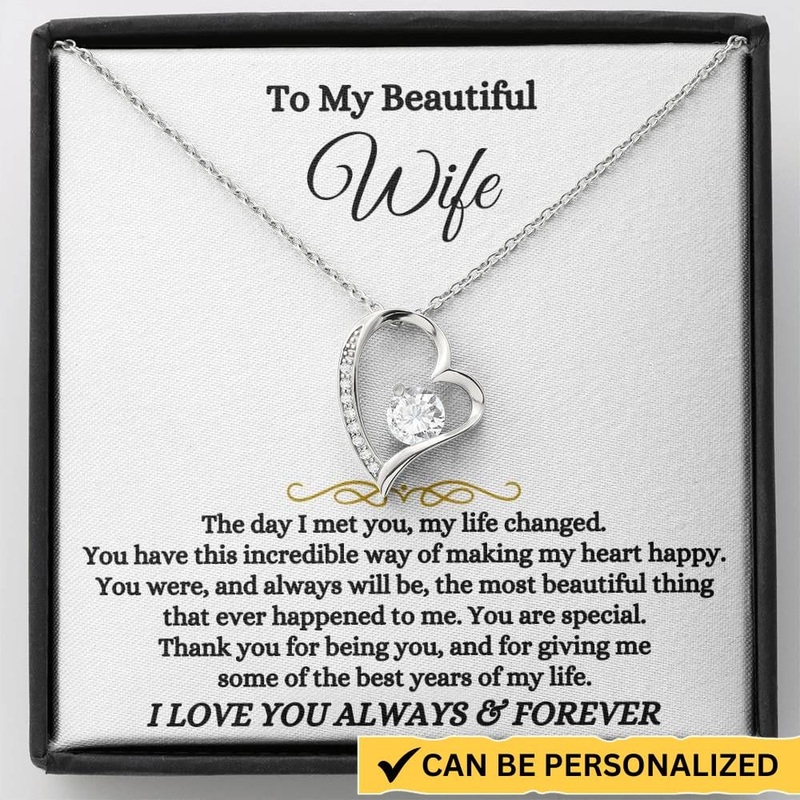 To My Wife – Forever Love Necklace Gift Set – SS574