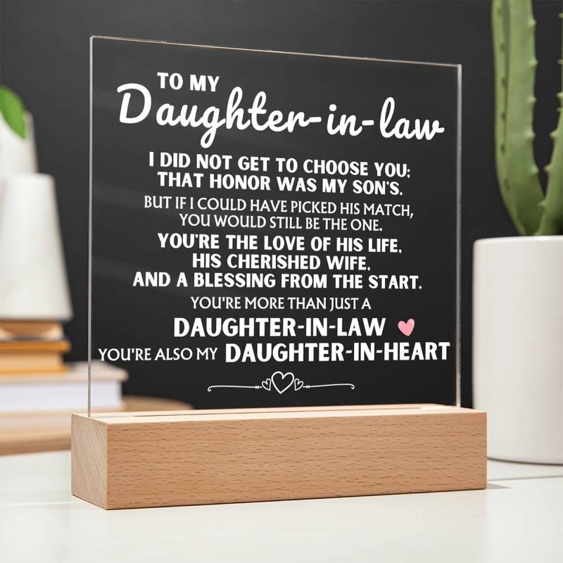 You’re more than just a ‘Daughter-in-Law’ – Acrylic Lamp  AC18V2