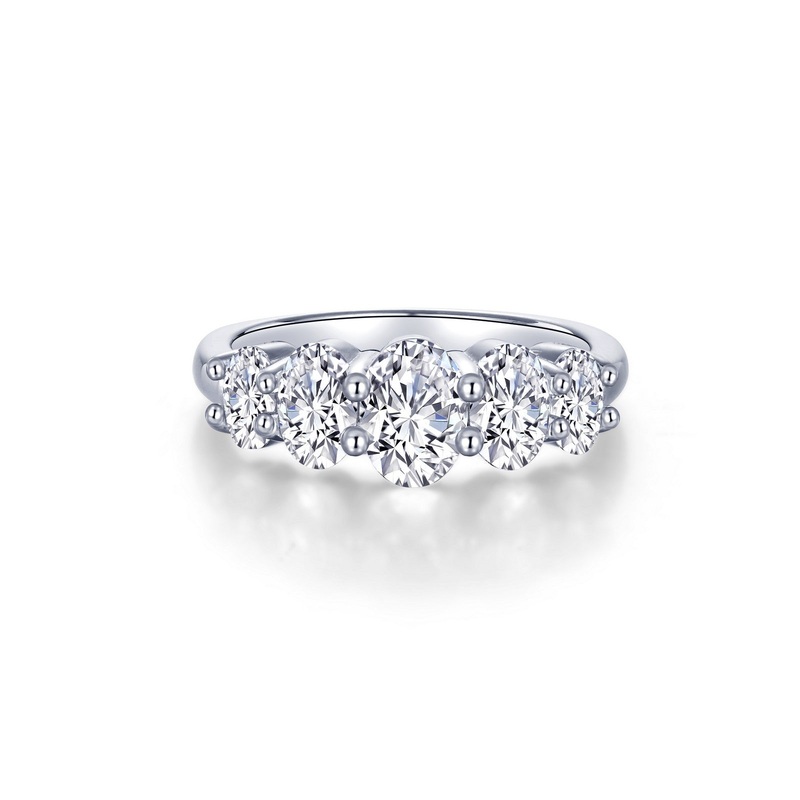 Lafonn Oval Five-Stone Ring|7