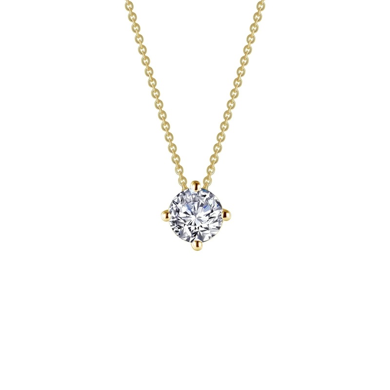 Lafonn 1.5 CTW Solitaire Necklace in Gold