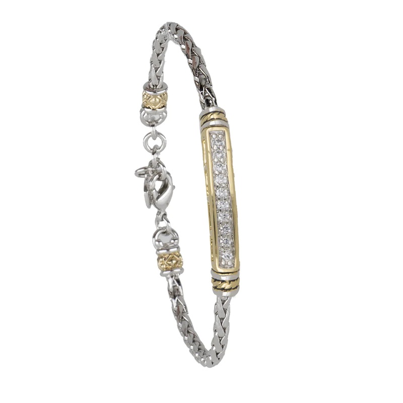 John Medeiros Celebration Petite Pav – Bar Single Strand Bracelet