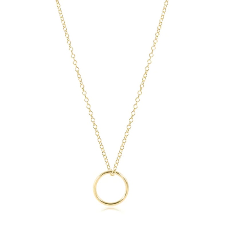 enewton 16 Gold Halo Charm Necklace