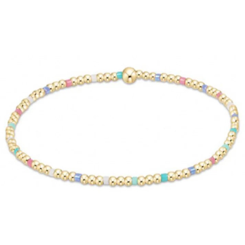 Enewton Egirl Hope Sincerity Pattern 2mm Bead Bracelet- Hot Mess SS25