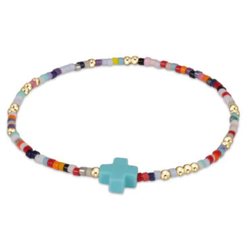 Enewton Hope Unwritten Signature Cross Bracelet- Hot Mess