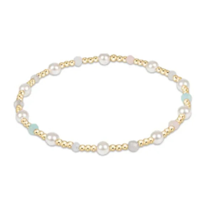 Enewton Pearl Sincerity Pattern 4mm Bead Bracelet- Hot Mess SS25