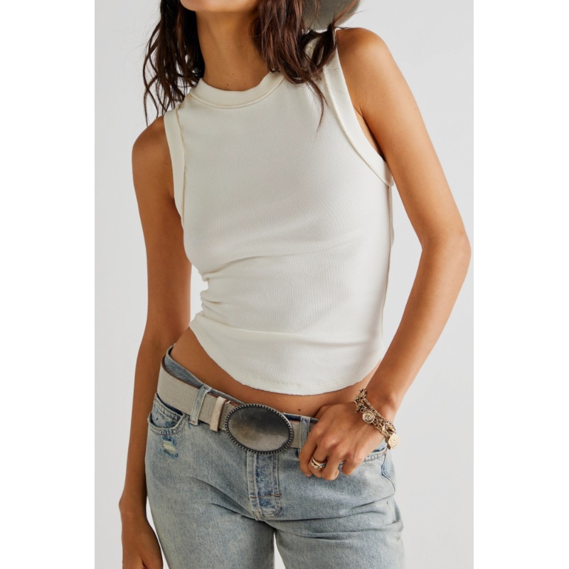 Free People Kate Tee in White|XS|S|M|L