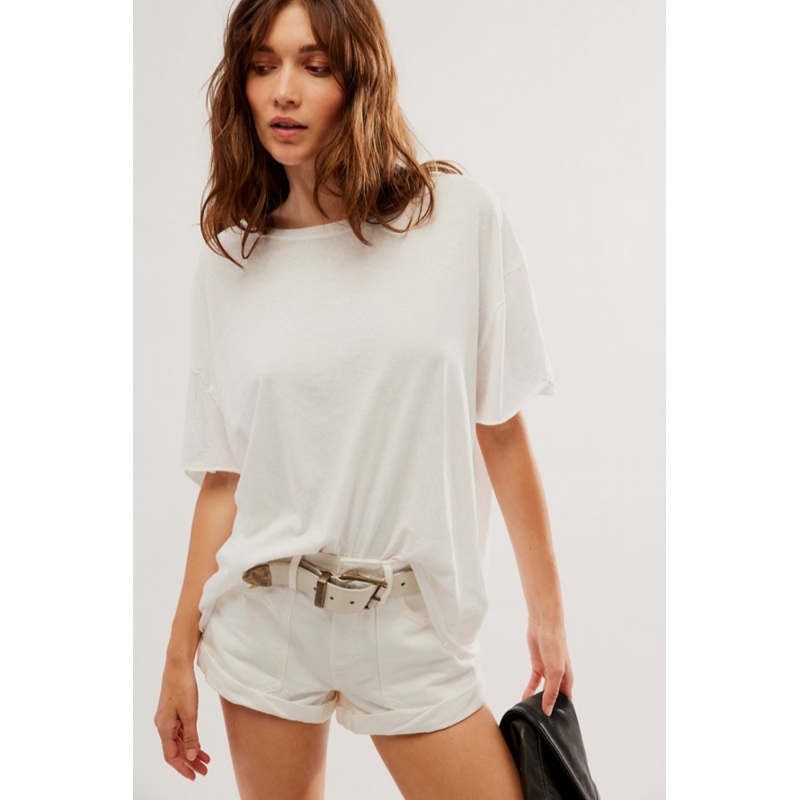 Free People Nina Tee in White|XS|S|M|L