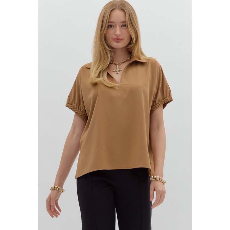 Take A Moment Brown Top|S|M|L