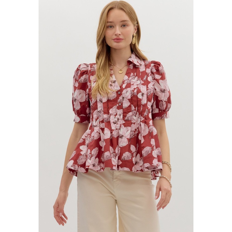 Take Your Pick Top in Merlot|S|M|L