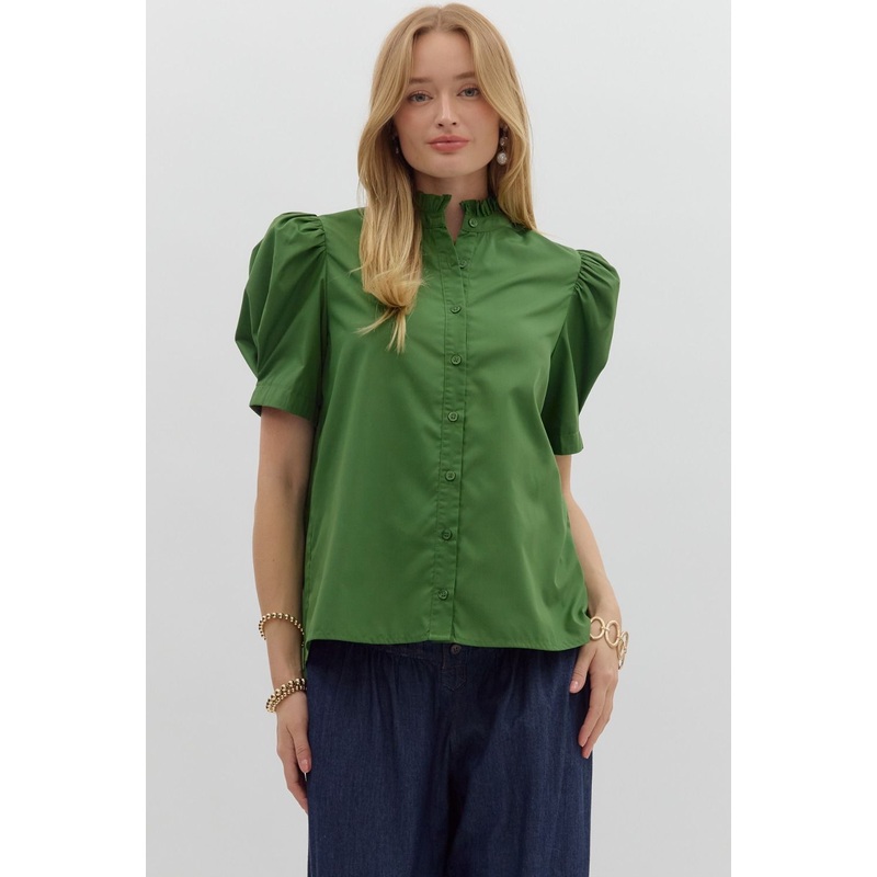 Whatever Happens Top in Green|S|M|L