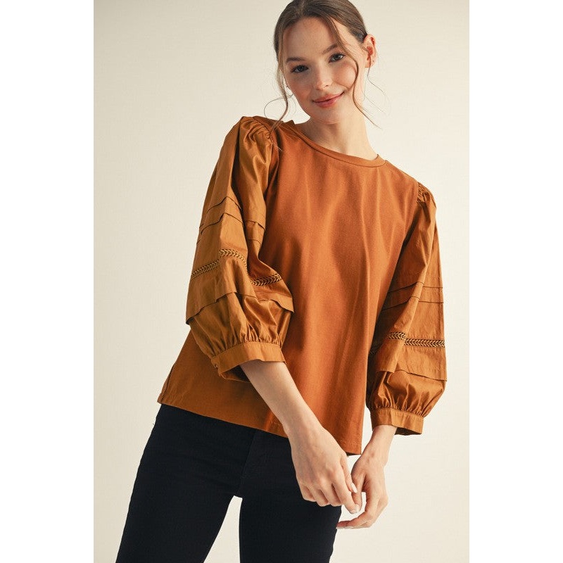 All In Brown Top|S|M|L