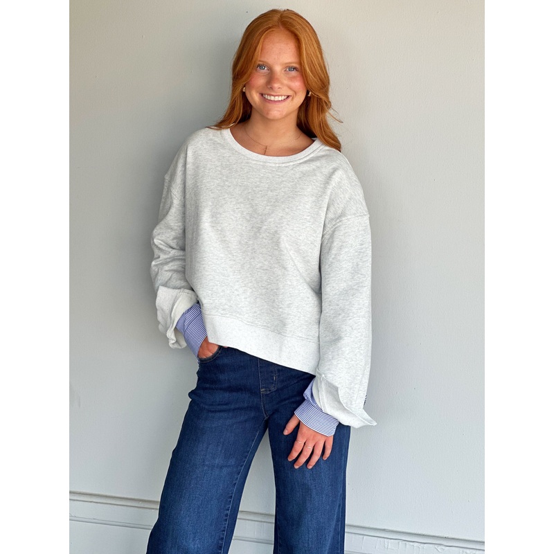 Already There Grey Sweater|S|M|L