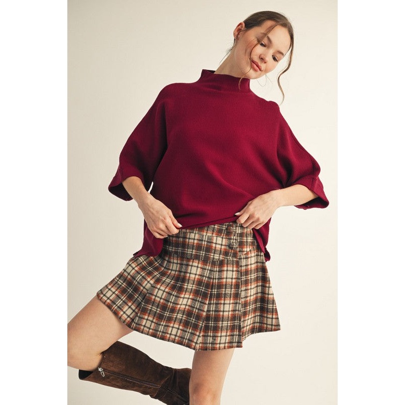 Better Than Basic Sweater in Burgundy