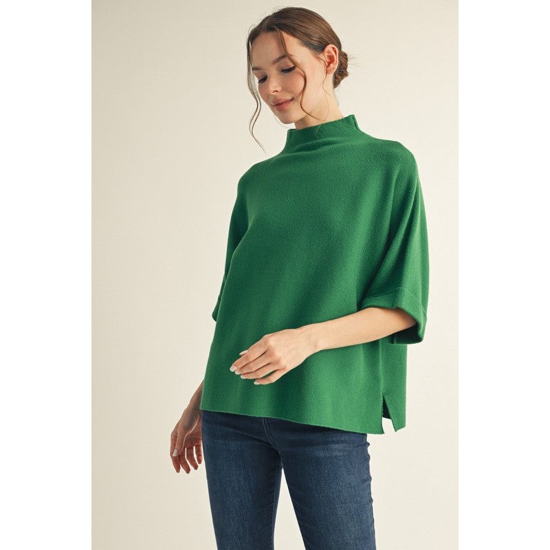 Better Than Basic Sweater in Green