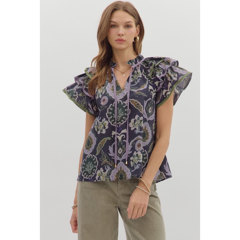 Go For It Top in Navy|S|M|L