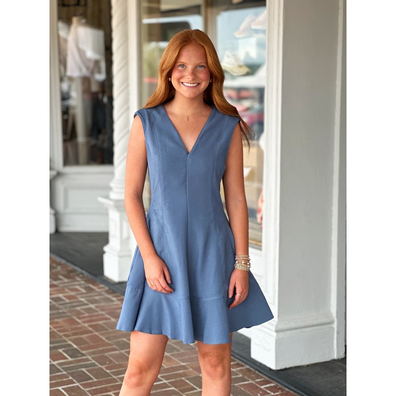 Keep It Bright Blue Mini Dress
