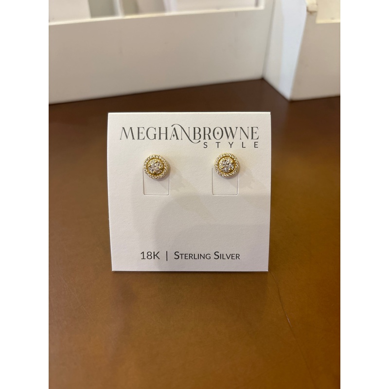 Tray 18K Gold Earrings